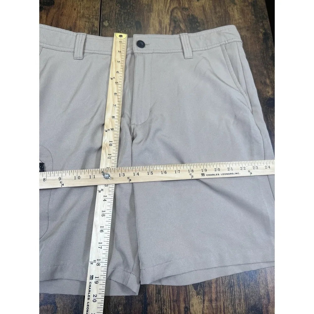 Magellan Shorts Mens 34 Khaki Water Repellent Fishing Active Outdoors Fish Gear
